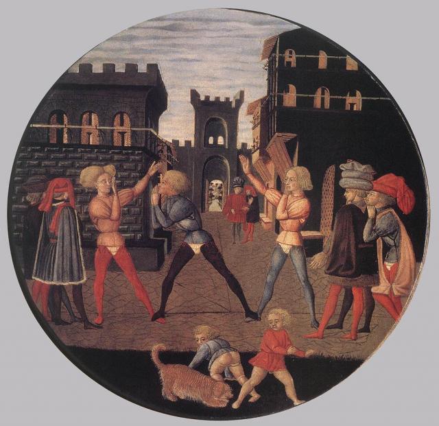 Lo Scheggia, "Gioco del Civettino", 1450 