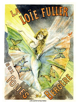 La Loïe Fuller aux Folies Bergère