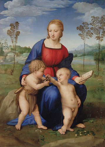 Raffaello, "Madonna del cardellino", 1507