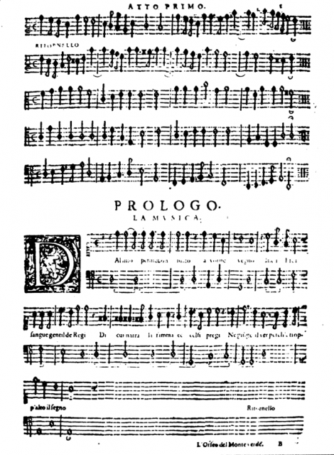 L'Orfeo di Monteverdi