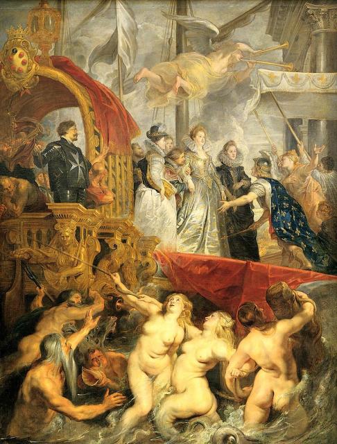 L'arrivo della regina a Marsiglia