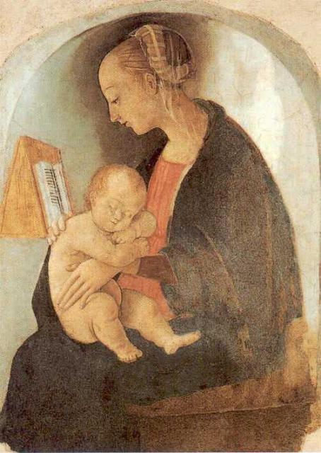 Raffaello, "Madonna con bambino", 1498