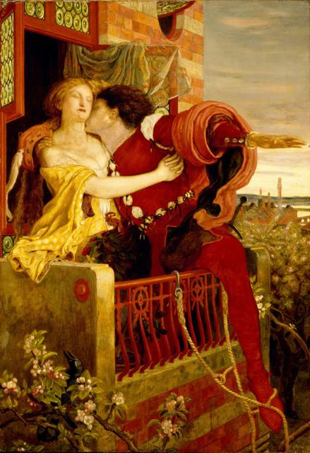 Ford Madox Brown, "Romeo e Giulietta", 1870