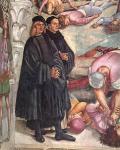 Luca Signorelli e Beato Angelico in un affresco del 1499 circa