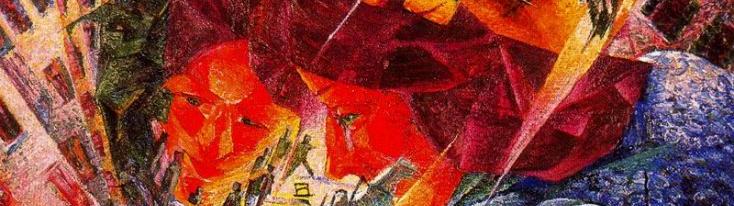 Boccioni, "Visioni simultanee", 1911