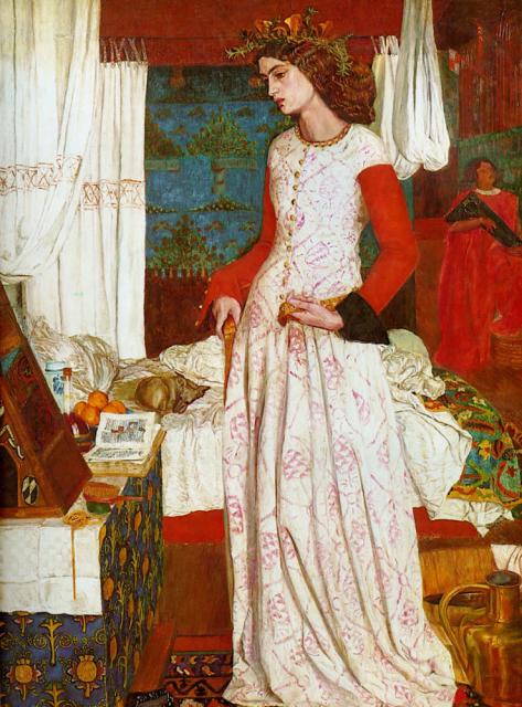 William Morris, "La Bella Isotta", 1858