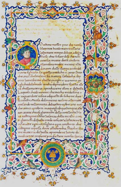 Boccaccio, "Consolatoria a Pino de’ Rossi"