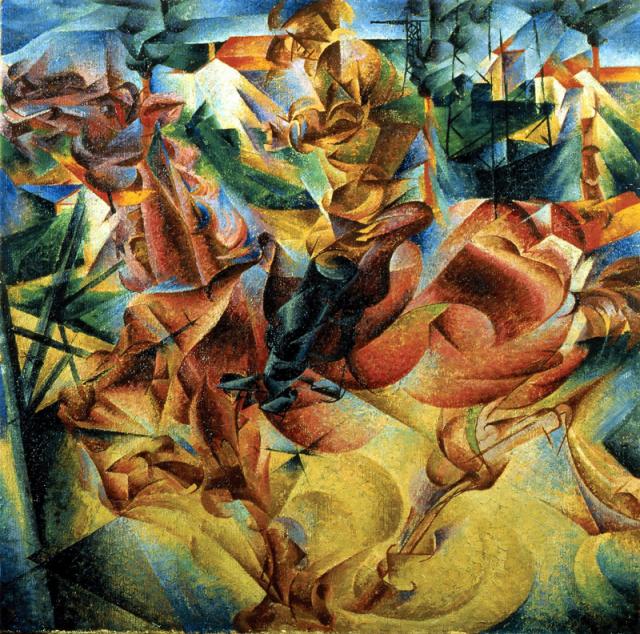 Boccioni, "Elasticità", 1912
