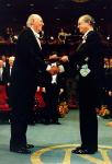 Dario Fo riceve il Nobel,1997