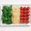 La bandiera italiana...fatta di cibo