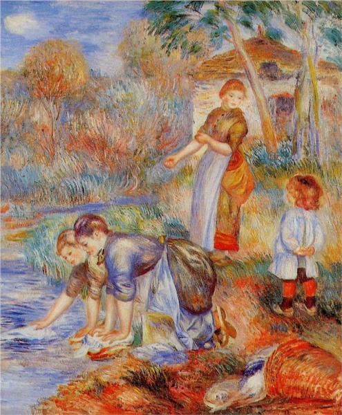 Le lavandaie di Renoir