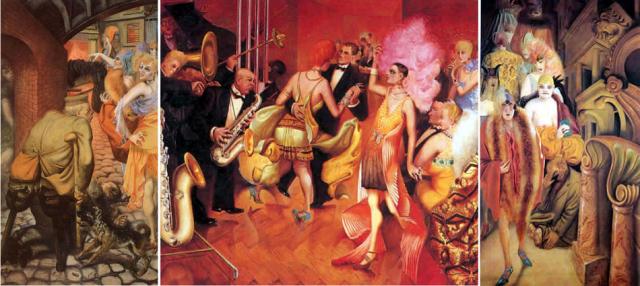 Otto Dix, "Metropolis", 1927-28