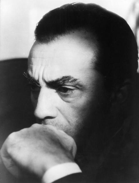Il regista Luchino Visconti